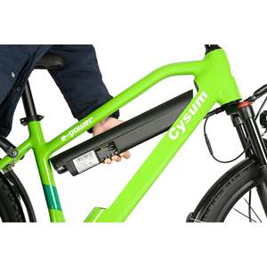 CYSUM Cadre en aluminium vert 48v 500w 14Ah 29 pouces 8 vitesses 50 km d'autonomie Moteur central - Product Image 4