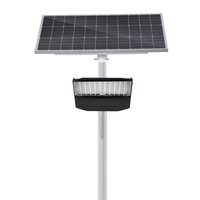 Lampu Jalan Tenaga Surya JKCSOLAR Tipe Split Double Arm IP66 Lampu Jalan LED Tahan Air untuk Luar Ruangan dengan Panel Surya