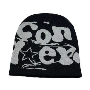 Trendy <b>hats</b> spicy girl letters colorful hip hop subcultures niche street knitted <b>hats</b> Vietnam origin Customizable - Product Image 3