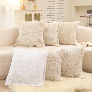 Funda <span class=keywords><strong>de</strong></span> cojín cuadrada <span class=keywords><strong>de</strong></span> poliéster <span class=keywords><strong>para</strong></span> tejer a ganchillo, <span class=keywords><strong>para</strong></span> sala <span class=keywords><strong>de</strong></span> estar, sofá, cabecera, con cierre <span class=keywords><strong>de</strong></span> cremallera - Product Image 4