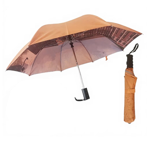 ร่มพับสองชั้นแบบหนาพิเศษสำหรับกันแดดกันฝน พิมพ์ลายดิจิทัล สำหรับงานอีเว้นท์  แบบคลาสสิกยุโรป โครงโลหะ - Product Image 4