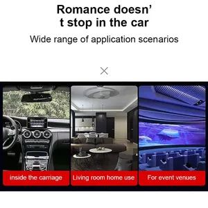 Romantic LED Starry Sky Night Light USB Powered Plug &amp; Play Saturn <strong>Galaxy</strong> Projector <strong>Lamp</strong> for Car Roof Party Room Ceiling Decor - Product Image 3