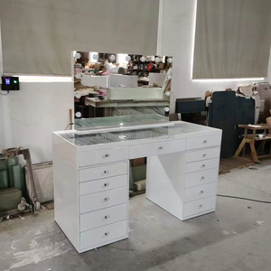 Mesa de Salón con Cajón Estación de Espejo para Peluquería Muebles de Peluquería Estación con Espejo - Product Image 6