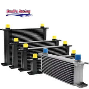 HaoFa intercooler in alluminio ad alte prestazioni radiatore olio da corsa radiatore trasmissione radiatore olio radiatore olio motore automatico