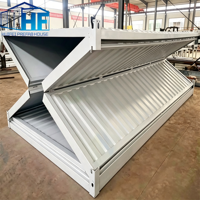 Maison conteneur isolée à énergie solaire, taille standard, extensible, étanche, pour les secours en cas de catastrophe, prix d'exportation en gros