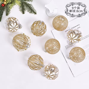Adornos Colgantes de Bolas Navideñas Ecológicos de Alta Calidad, Decoraciones Festivas Transparentes de Plástico con Formas Especiales para Árboles - Product Image 6