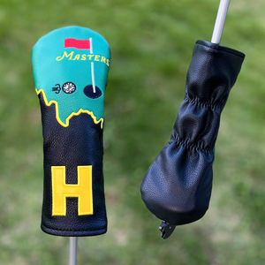 Housse de club de golf personnalisée en polyuréthane vert brodé avec motif drapeau <span class=keywords><strong>Masters</strong></span>, protection directe usine pour tête de driver - Product Image 3