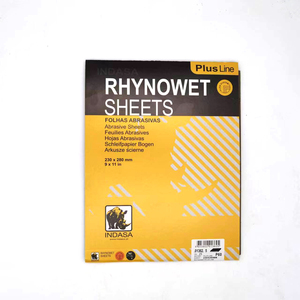 INDASA - Lijas de Carburo de Silicio de Calidad P60-P2000, Húmedas y Secas, Hojas de Papel de <span class=keywords><strong>Lija</strong></span> Abrasivo para Pulir y Desbastar - Product Image 1
