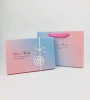 Rosa Romantische Schokoladengeschenkbox mit Anpassbarem Musterdesign Geeignet für Paare Geburtstagsgeschenke