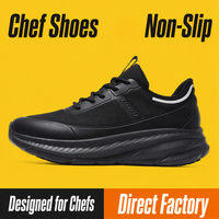 Chaussures de Chef Professionnelles Antidérapantes et Résistantes à l'Huile pour la Cuisine ; Chaussures Respirantes pour Hommes – Vente en Gros Usine Transfrontalière