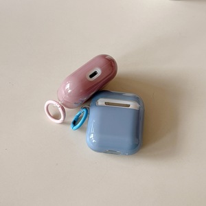 Estuche Rígido Brillante <span class=keywords><strong>de</strong></span> Color Sólido para Apple <span class=keywords><strong>Airpods</strong></span> 1 2 3 4 Pro 2, Funda para Auriculares Inalámbricos, Caja <span class=keywords><strong>de</strong></span> Carga para <span class=keywords><strong>Airpods</strong></span> Pro 3 - Product Image 4