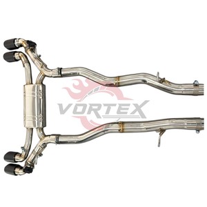 Sistema de escape intermedio con válvulas de acero inoxidable Vortex para BMW G90 M5, silenciador de rendimiento mejorado. - Product Image 3