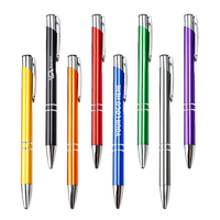 Stylos à bille en métal gravés au laser personnalisés, cadeau promotionnel, impression UV, logo de marque, instruments d'écriture pour entreprises