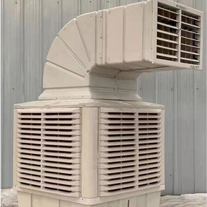 เครื่องทำความเย็นอากาศอุตสาหกรรม 18000 ลูกบาศก์เมตร/ชั่วโมง แบบระเหยน้ำ ติดตั้งบนหลังคา แบบท่อ สำหรับบ้าน แผ่นทำความเย็นสำหรับงานก่อสร้าง - Product Image 5