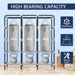 خزانة ملابس لأثاث غرف النوم، منظم ملابس من قماش غير منسوج مقاوم للماء، خزانة سهلة التجميع والتنظيف - Product Image 4