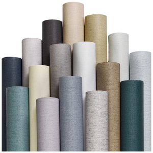 Papier peint auto-adhésif en PVC de couleur unie mate, design floral moderne, papier contact pelable et collant en rouleau pour chambre à coucher, salon, cuisine - Product Image 1