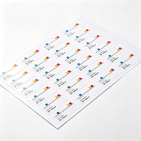Étiquettes d'impression numérique OEM Haoxuan, autocollants adhésifs en PET avec impression UV, surface durable pour emballages haut de gamme