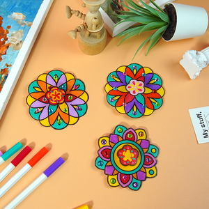 ชุดทำกระจกสี<span class=keywords><strong>ลาย</strong></span>คาไลโดสโคป DIY สำหรับเด็ก พร้อมลายแมนดาลาแบบง่ายๆ ลดราคาสุดฮอต - Product Image 6