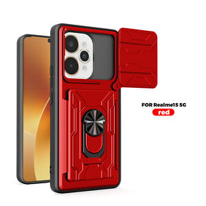 Funda Protectora para Teléfono con Ventana Deslizante para Tarjetas y Protección <span class=keywords><strong>de</strong></span> Lente para Realme 16 Pro 16 Pro+, Funda Resistente a Golpes - Product Image 5