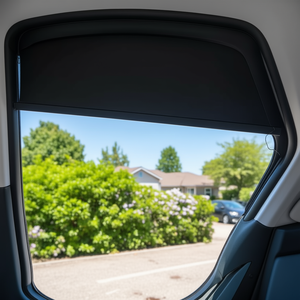 Pare-soleil latéral de voiture en PVC, store enrouleur universel 45x55cm noir, protection pour vitres de voiture - Product Image 3