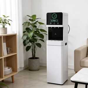 Distributeur d'eau intelligent à osmose inverse haut de gamme, écologique, chaud et froid, à chargement par le bas, en plastique, pour la maison, le bureau, l'hôtel, avec 3 robinets d'eau - Product Image 6