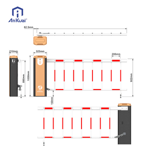 Tự Động Giá Đẹp Của Nhãn Hiệu Boom Cổng Cánh Tay Hàng Rào Với Điều Khiển Từ Xa Phát Hiện Vòng Đậu Xe DC Động Cơ - Product Image 6