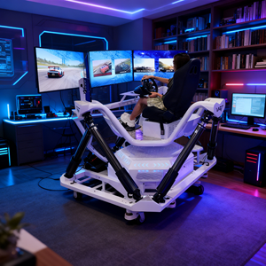 Cabina de Carreras de Autos en Oferta, con Asiento Giratorio de 360 Grados para Centro de Experiencias - Product Image 2