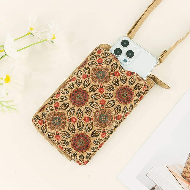 Hot Selling Retro Bohemian Wallet Vintage Printed Phone Case Coin Purse Large Capacity Travel Storage Bag for Women