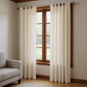Paneles de Ventana, Par de 2 Piezas, Cortinas de Terciopelo Sintético con Bolsillos para Varillas, Estilo Clásico, Color Sólido, para Sala de Estar - Product Image 2