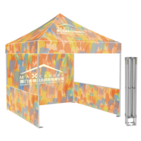 Cadre en acier extérieur durable 10x10 tente pliable pop-up matériau PC auvent fêtes mariages événements affichage promotionnel publicité