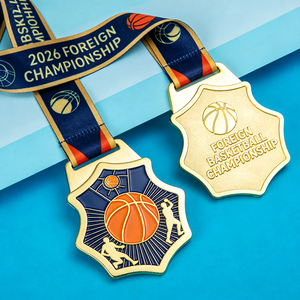 Médailles personnalisées pour fabricants, médailles de pickleball en alliage de zinc, médailles sportives 3D, conception personnalisée, médailles de basketball - Product Image 1