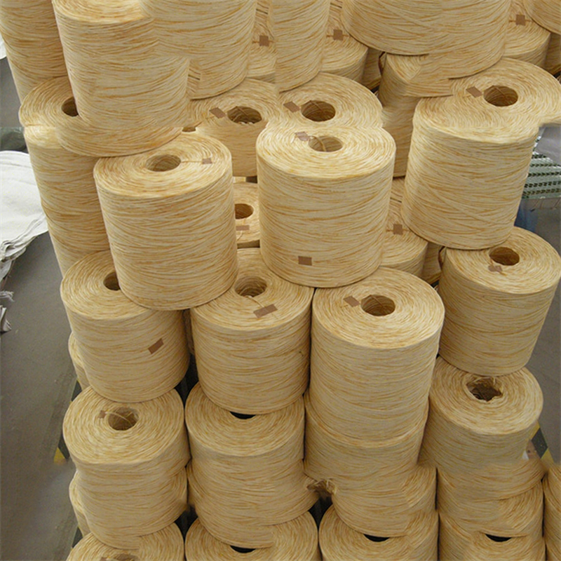 Twisted Paper Yarn Biodegradable Recyclable Environment