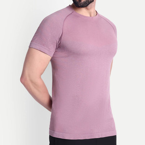 T-shirt de sport uni pour homme de haute qualité à prix de gros, faible MOQ, prix abordable, manches courtes, respirant, idéal pour l'été - Product Image 6