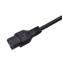 Câble d'alimentation verrouillable NEMA 5-15P vers IEC C13, prise à 3 broches vers connecteur verrouillable C13, câble d'alimentation robuste 15A 125V