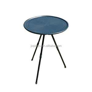 Mesa de acampada plegable al aire libre de doble capa ajustable, mesa redonda pequeña portátil, equipo de Camping para Picnic - Product Image 6