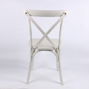 Silla de Comedor Crossback de Resina - Diseño Moderno para Hotel y Uso en Exteriores, Ajustable, Resistente y Duradera, Acabado en Cal Entintado - Product Image 3