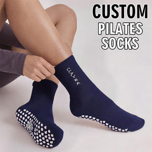 Calcetines de Pilates para Mujer Bilu, Transpirables, de Algodón, Antideslizantes, para Yoga y Barre, para Estudio y Fitness, Venta al Por Mayor - Product Image 3