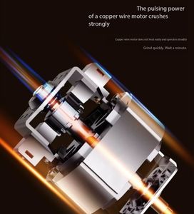 Moulin à café électrique, broyeur d'herbes, d'épices, de noix, de grains de café, broyeur de poudre, lame en acier inoxydable - Product Image 6