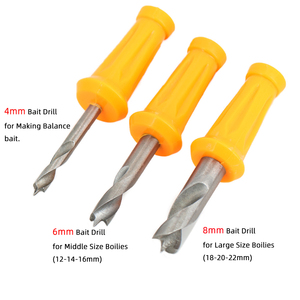 4/6/8mm en acier inoxydable Accessoires de pêche à la carpe Poinçon Outil et bâton de liège Appât Perceuse à poisson - Product Image 3