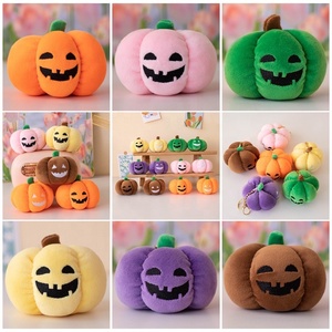 Llavero de calabaza de Halloween de 10cm, muñeco de peluche, colgante de calabaza, llaveros de calabaza, - Product Image 4