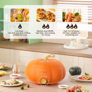 드리포어 4L 휴대용 전기 조리 냄비, 눌어붙지 않는 게으른 면 끓이기 1350W 전기 핫팟 전기 프라이팬 가정용 - Product Image 4