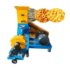 Hot Selling corn chip puff production line japanese rice puff snack corn puff make machine low cost