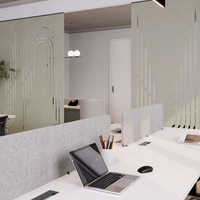 Écran accrochant de panneau acoustique décoratif pour la division intérieure moderne de l'espace
