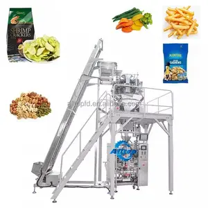 Automatic Stand Up Pouch Doypack Weighing dried meat Packing Machine Peanut Cashew Nuts Packaging Machine