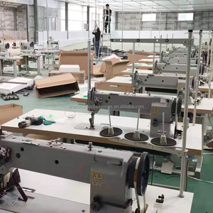 Nueva máquina de coser de punto de bloqueo Industrial de alimentación compuesta computarizada de 2 agujas de brazo largo automático - Product Image 3