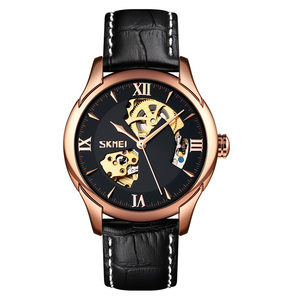 <span class=keywords><strong>Reloj</strong></span> Automático Skmei 9223, Nuevo <span class=keywords><strong>Reloj</strong></span> Dorado para Hombre, Precio Más Bajo, <span class=keywords><strong>Reloj</strong></span> de Cuarzo con Correa de Cuero - Product Image 1
