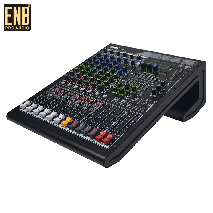 ENB Профессиональный DJ микшер консоль RX804/1204/1604 8/12/16 канал аудио 99 встроенное DSP эффекты металлическое звуковое оборудование для DJs