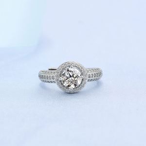 Luxury Sparkling Drop-Shaped Zircon Diamond Wedding <b>Ring</b> for Bridal Platinum Plated Open <b>Adjustable</b> <b>Ring</b> Wedding Band - Product Image 2