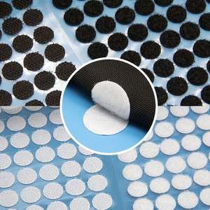 Bande auto-agrippante personnalisée de haute qualité, écologique, imperméable, réutilisable, en nylon/polyester, imprimée pour vêtements, sacs, chaussures - Product Image 1