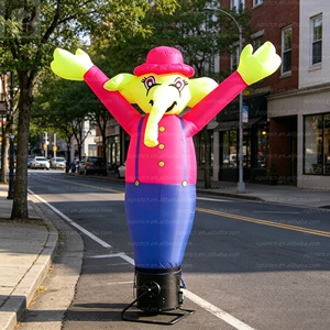 Promotion : Modèle gonflable géant publicitaire personnalisé avec logo, éléphant agitant les ailes, Sky Dancer, mascotte pour <span class=keywords><strong>club</strong></span> - Product Image 4